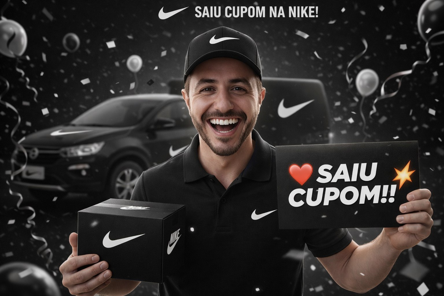 Seleção especial de produtos Nike no link pegando cupom de 25% OFF! Vale conferir e Garimp...