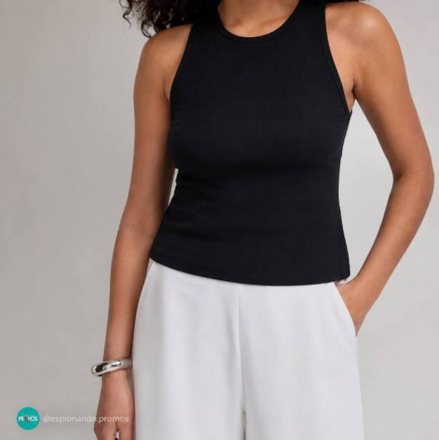 Kit 3 Regatas Insider Cropped In-form Seamless Preto U