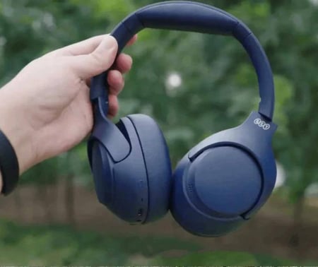 Fone de Ouvido Bluetooth QCY, Cancelamento de Ruído Ativo