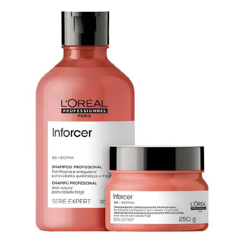 Kit Loréal Professionnel Inforcer Treat (2 Produtos) Blz Única