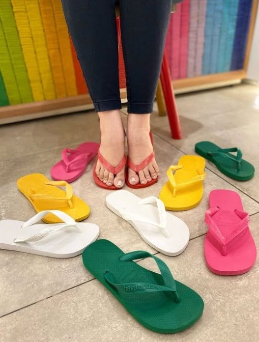 Chinelo Sandália Top Praia Verão Cores Original Havaianas