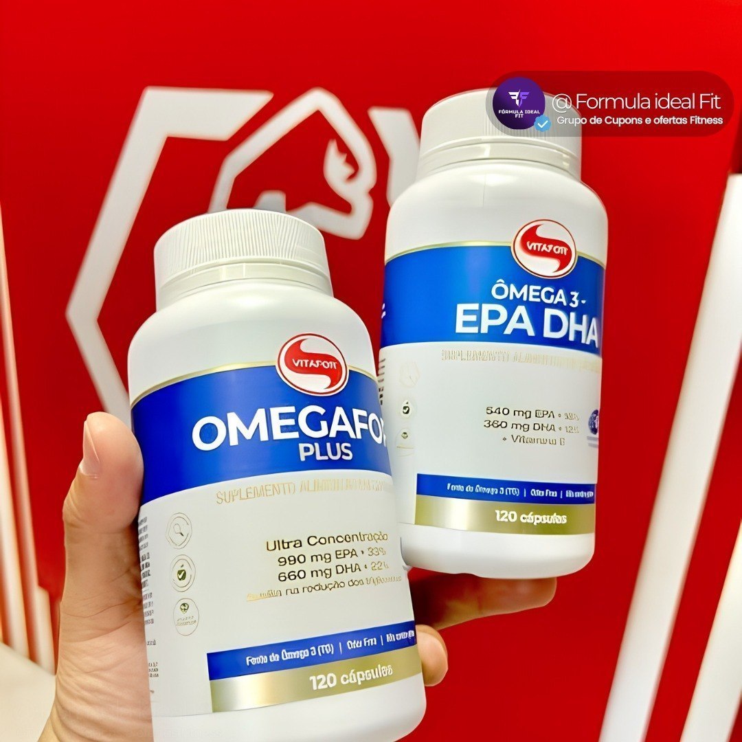 Ômega 3 EPA DHA 120 Cápsulas Vitafor
