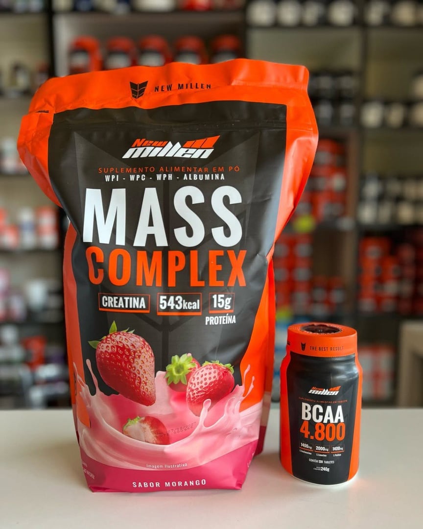 Mass Complex Hipercalórico New Millen - 3kg Refil