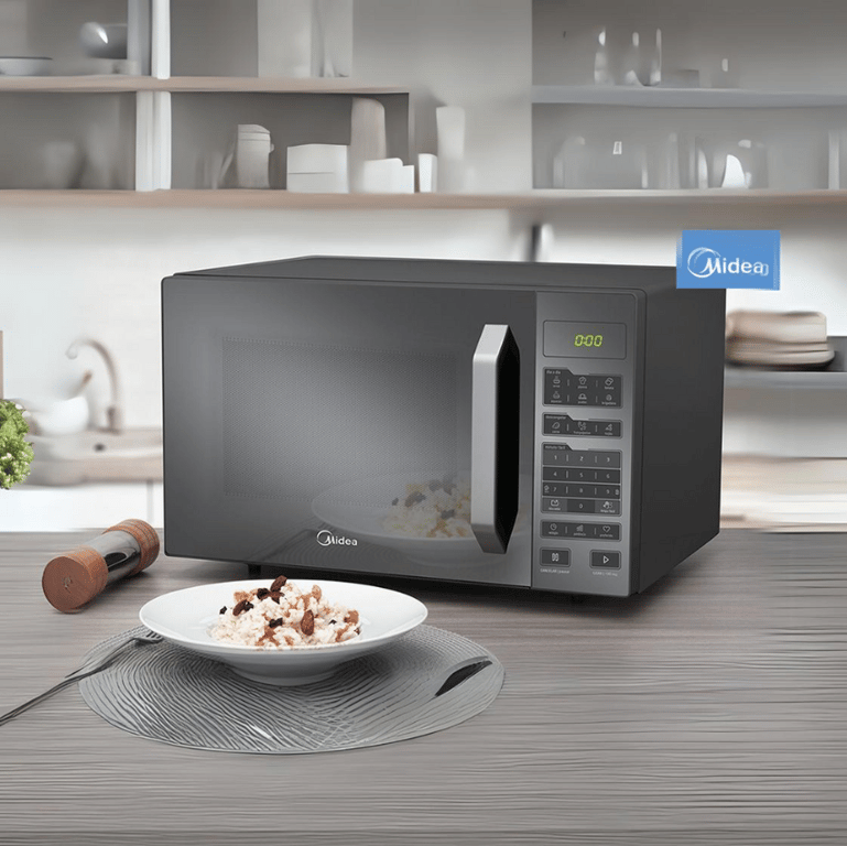 Forno Micro-ondas 35L Prata Espelhado Midea: eficiência e estilo ...