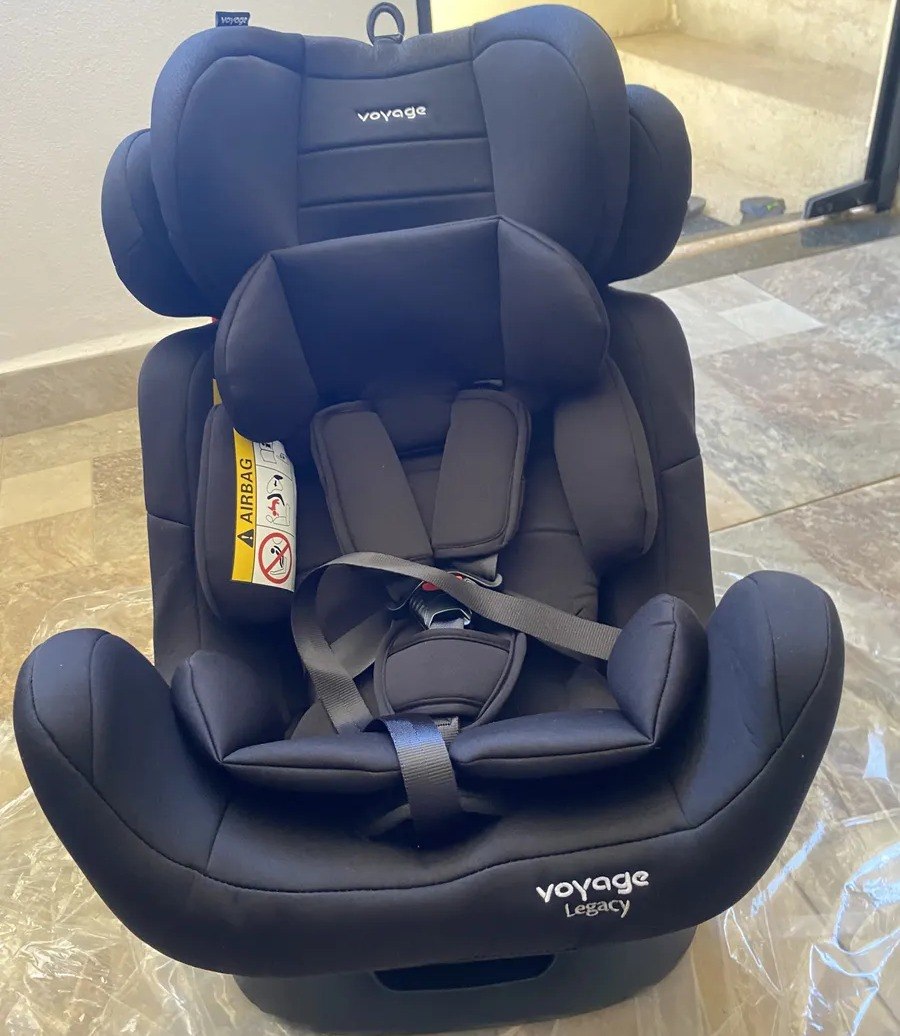 Cadeirinha Auto Reclinável Voyage Legacy Cinto 5 pontos Preto até 36kg