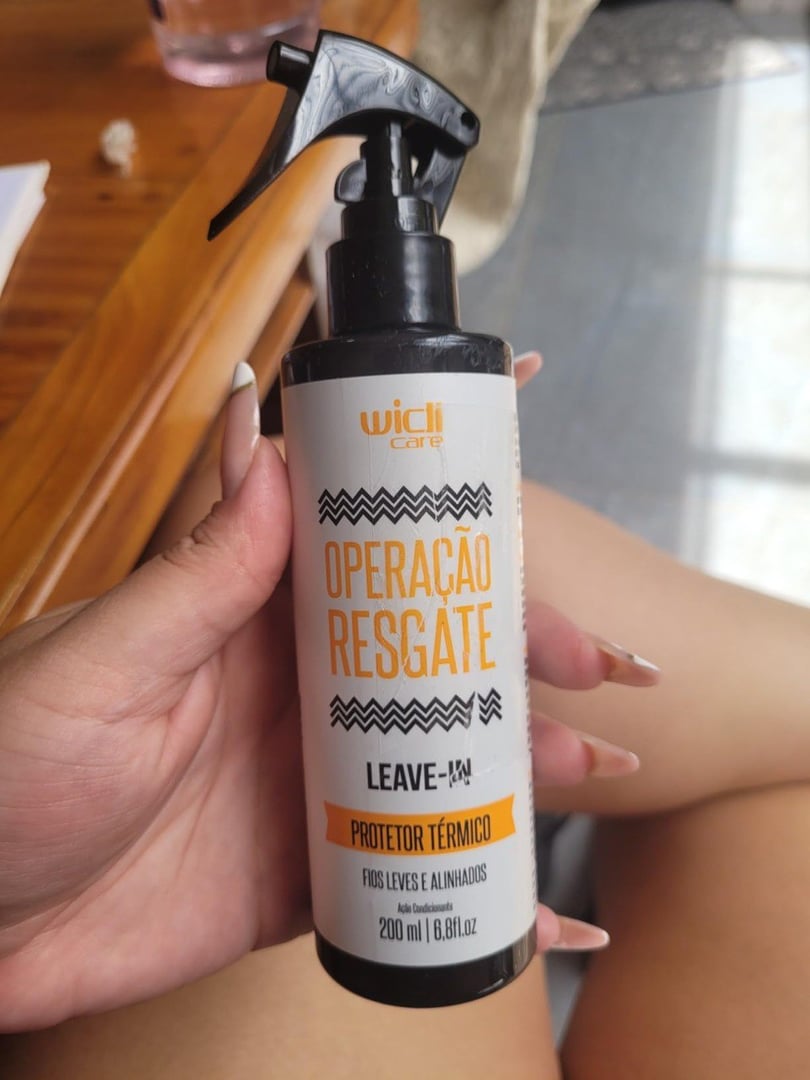 Widi Care Finalizador Leave-in Protetor Térmico Operação Resgate 200ml