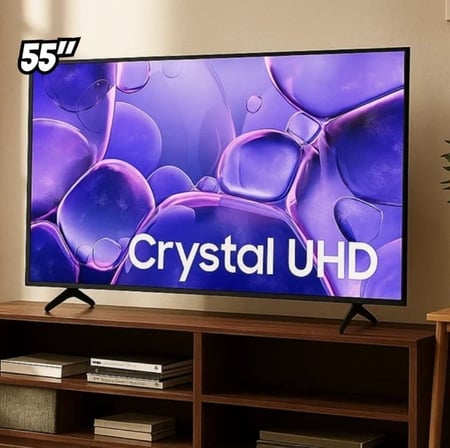 Smart TV 55" Samsung 4K UHD Crystal UHD UN55U8600FGXZD Tizen Bixby 3 HDMI