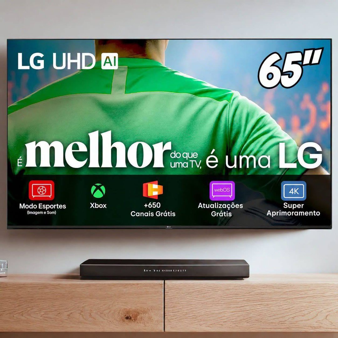 Smart Tv LG Uhd Ai Ua75 65 Polegadas Hdr10 Pro Processador 7 Ai Ger8 Webos 25