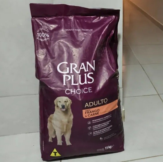 Ração Gran Plus Choice Adultos Sabor Frango E Carne 15kg