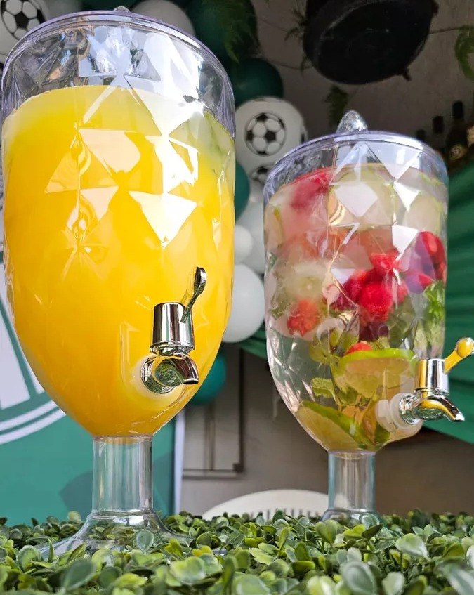 🤓Suqueira Jarra Cristal Acrílico Diamond Água Suco4,5l Xplast