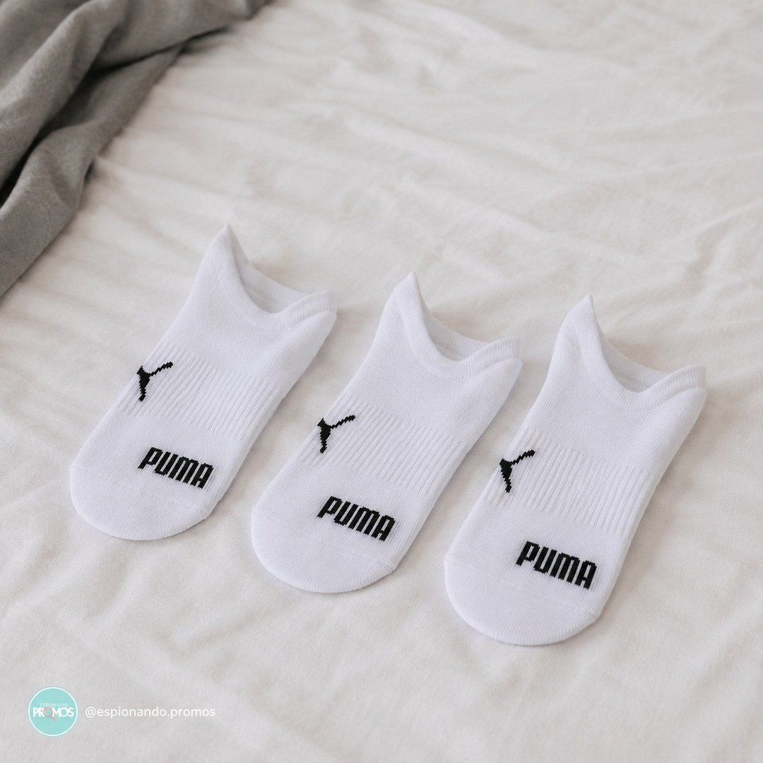 Meia Invisível Puma c/3 Pares