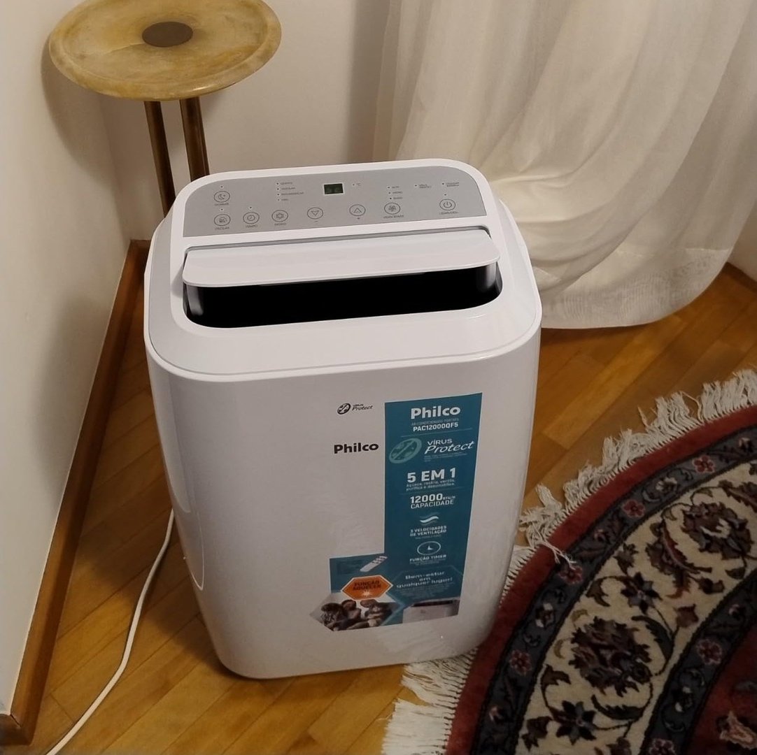 🤓PHILCO Ar-Condicionado Portátil PAC12000QF5 Quente/Frio 220V, Modelo: PAC12000QF6, Cor: ...