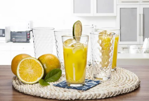 Jogo de Copos de Vidro 350ml 6 Peças Nadir - SM Marrocos