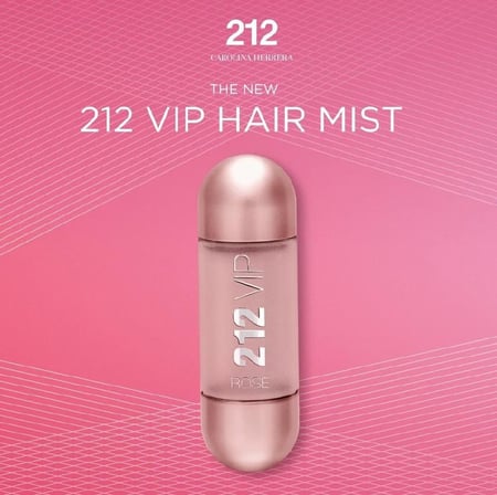 Carolina Herrera 212 Vip Rose Hair 30ml Original