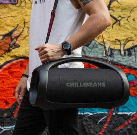 Caixa de Som Chillibeans Boombox G Bluetooth Amplificada Portátil 200W - Bivolt