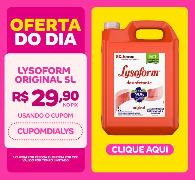 Desinfetante Líquido Lysoform Lavanda 5L