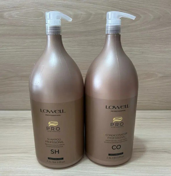 Kit Lowell Pro Performance Profissional Shampoo 2,5L + Condicionador 2,5L