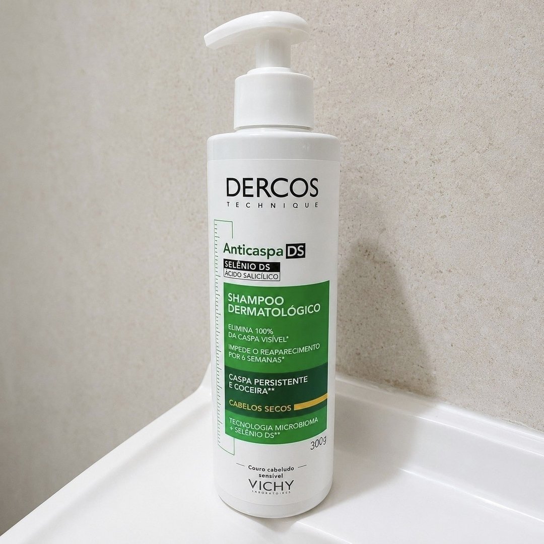 Shampoo Anticaspa Cabelos Normais a Oleosos, Dercos DS Vichy, 300g