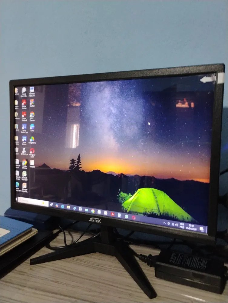 Monitor LED 19" Aitek Lite HD 1600x900p 60Hz 5ms, HDMI e VGA Padrão VESA