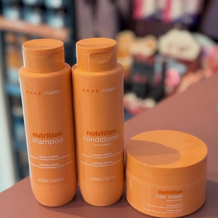 Braé Kit Stages Nutrition Shampoo + Condicionador + Máscara