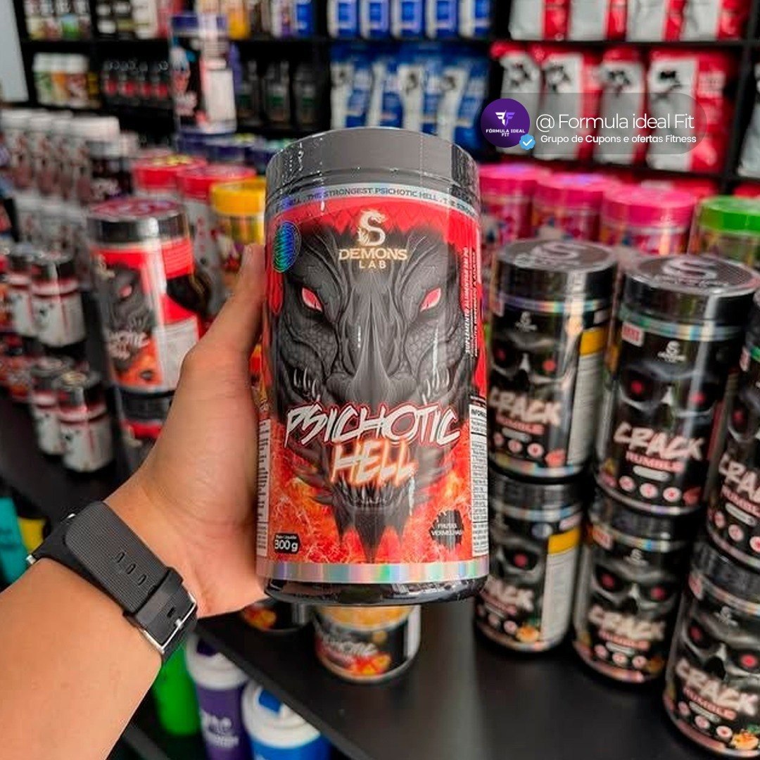 Demons Lab Pré-treino Frutas Vermelhas 300g 60 Doses