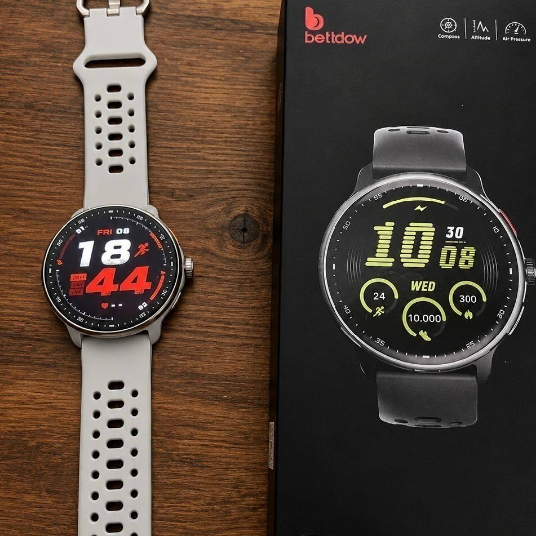 Relógio Inteligente Gps Smartwatch Amoled 3atm Sport Gps