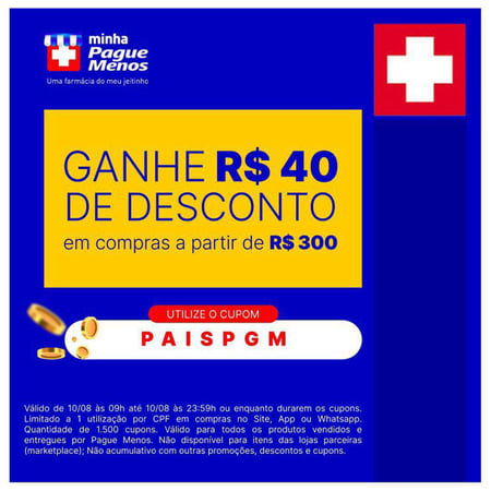 Cupom Pague Menos