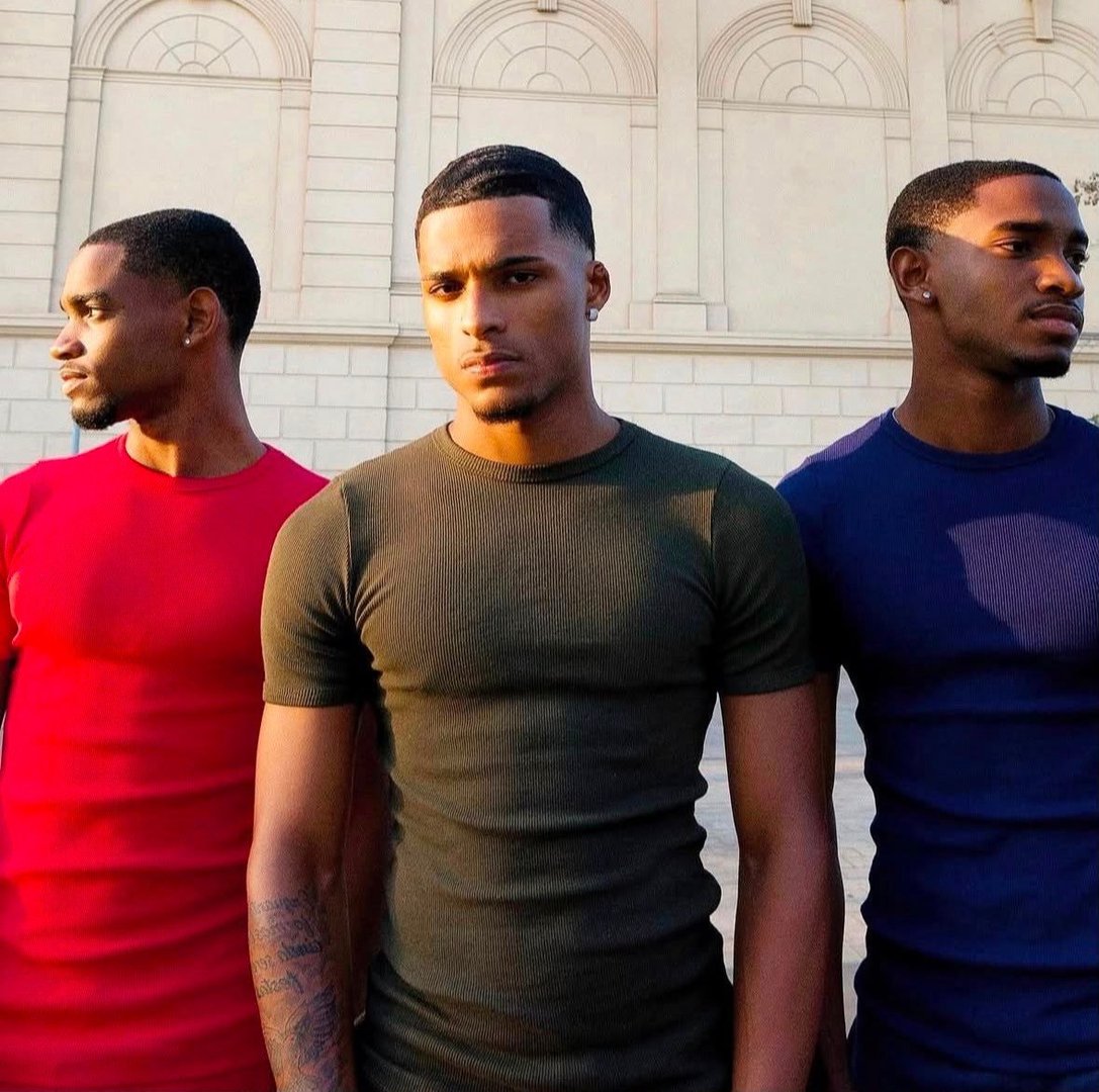 Kit 4 Camisetas Canelada Americana Masculina Ribana Premium