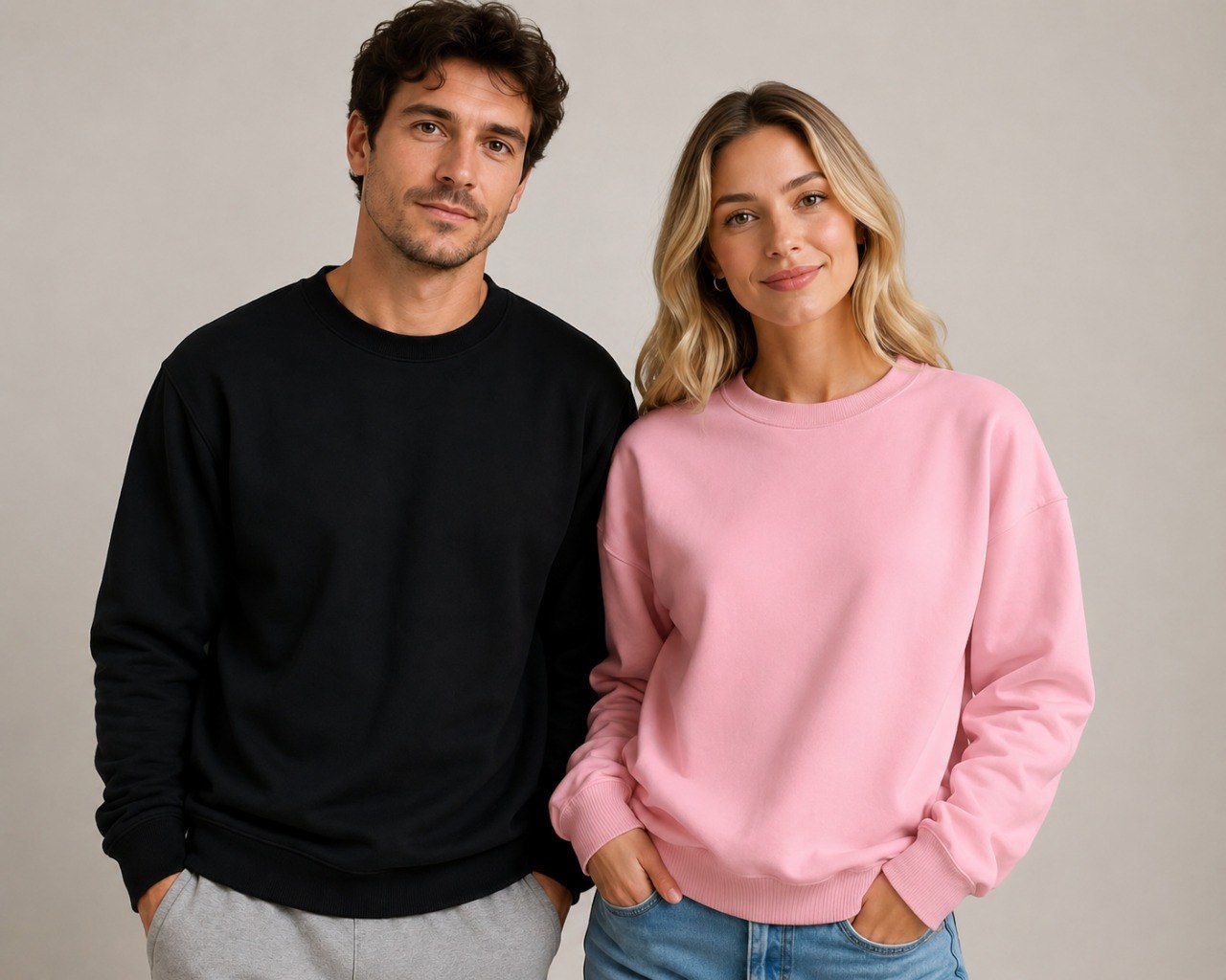 Blusa Moletom Gola Redonda Unissex Gola Careca Promoção