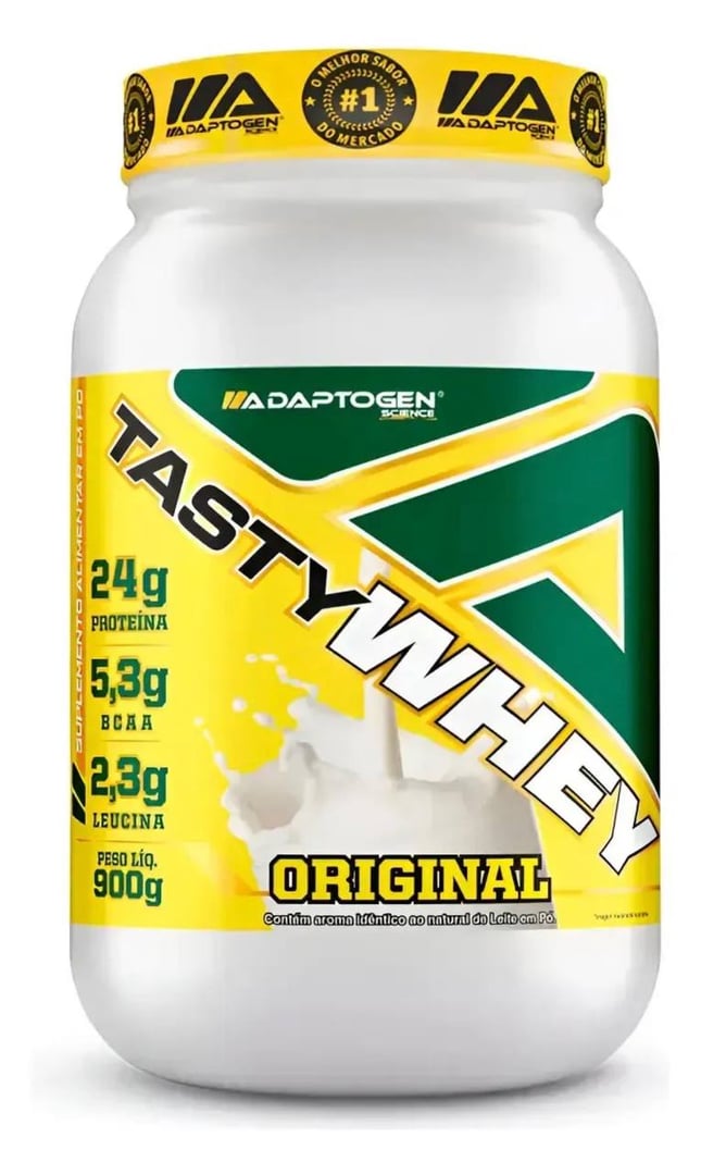 Tasty Whey 3w Gourmet 900g Adaptogen (17 sabores disponíveis