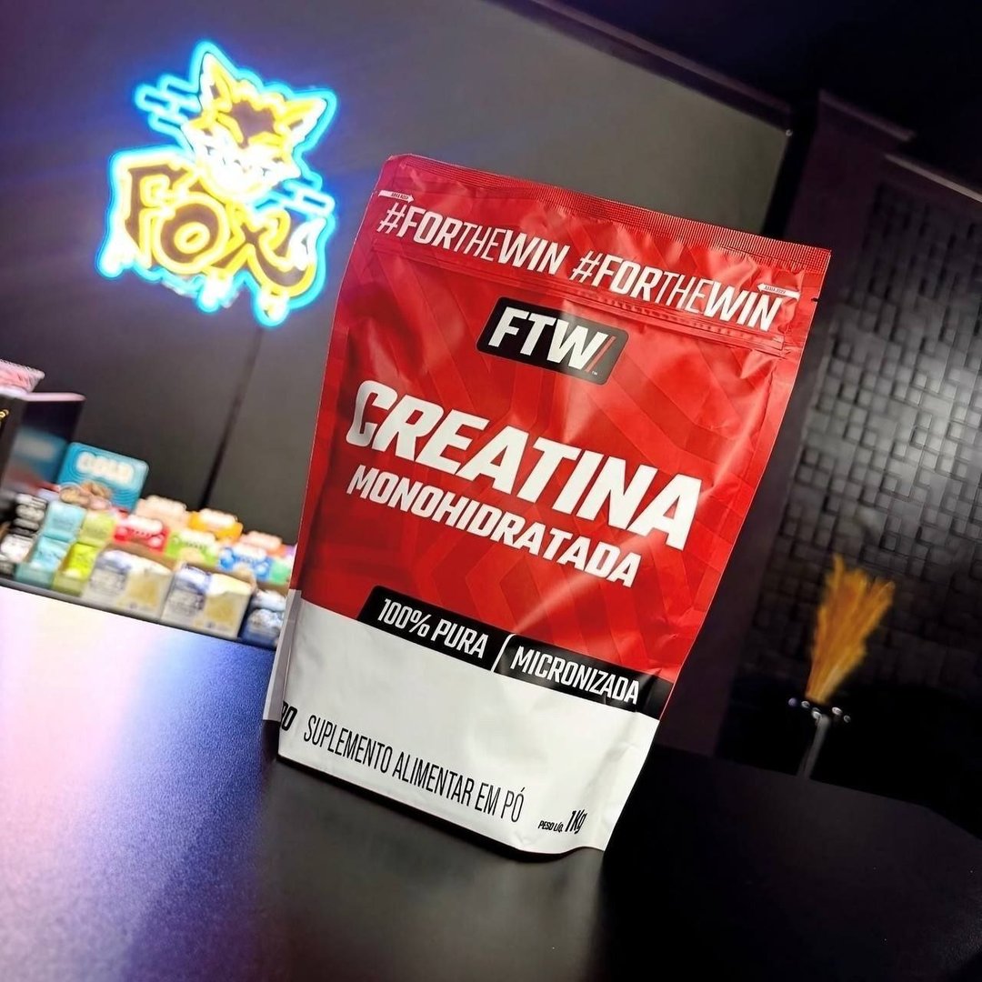 Creatina Monohidratada 100% Pura Refil 1kg - Ftw Sem Sabor