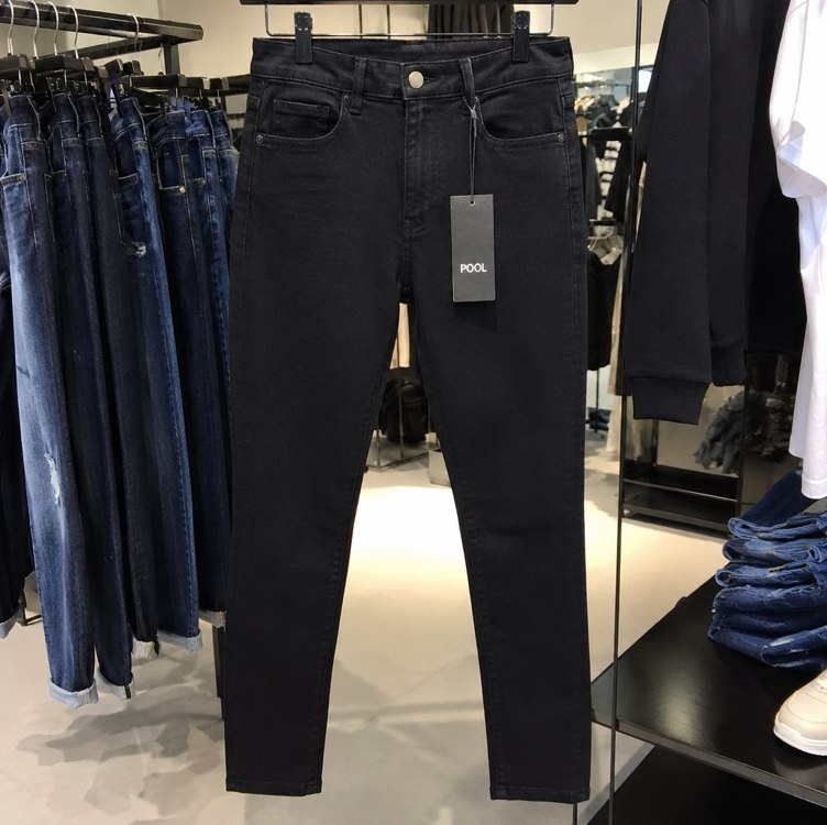 Calça Feminina Jeans Cintura Alta Skinny Levanta Bumbum