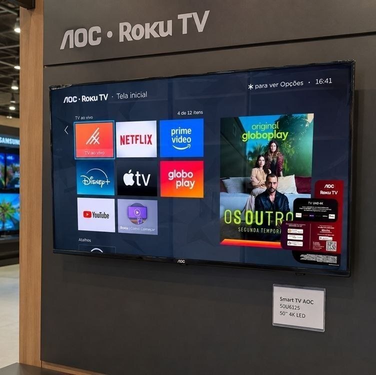 Smart Tv Roku Tv 50 7045 4k Uhd Aoc Bivolt