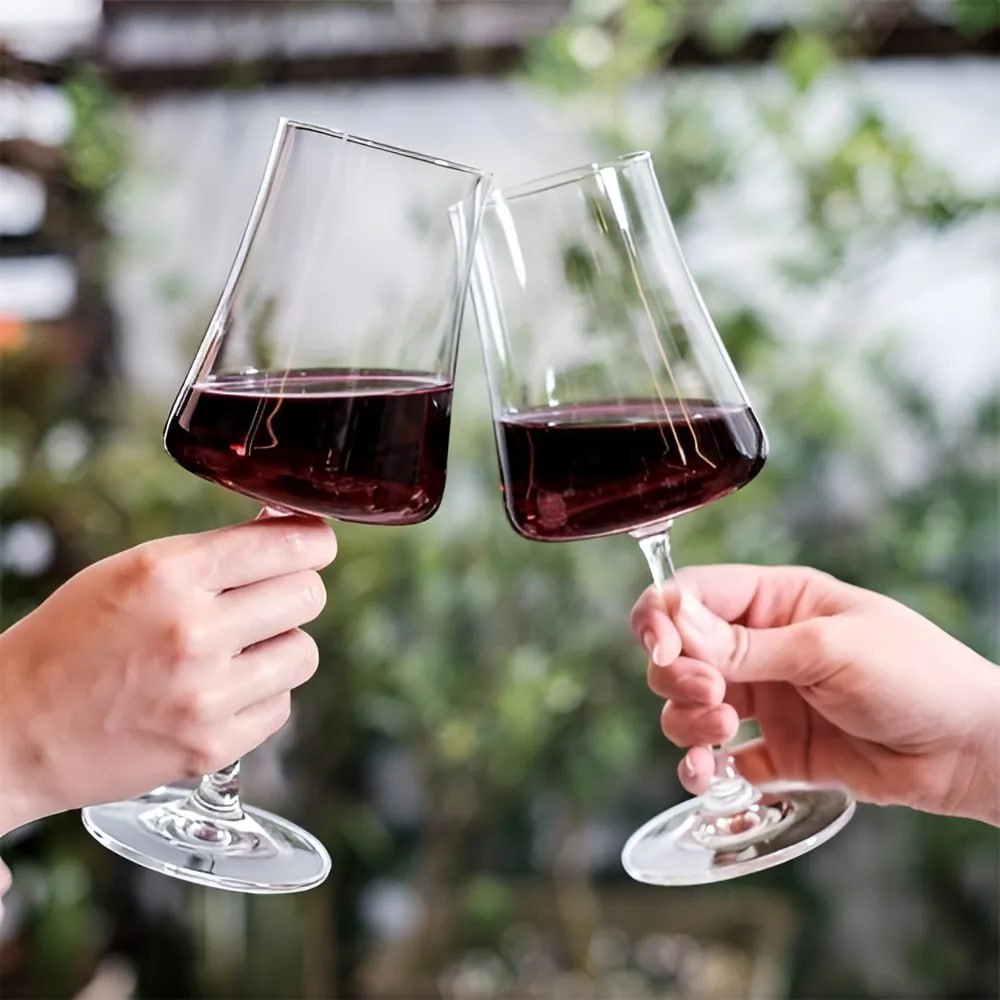 Jogo 6 Taças Cristal Jhamba Strauss 460ml Para Vinho