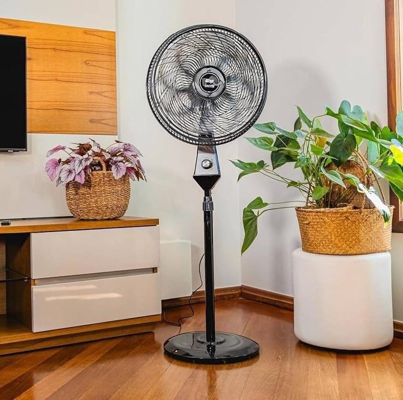 WAP Ventilador de Coluna 50cm FLOW TURBO, com Tecnologia Silenciosa e Econômica, 8 Pás e 3...