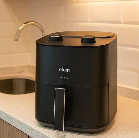 Fritadeira Air Fryer Facilita Fry 3,5litros Preta Elgin