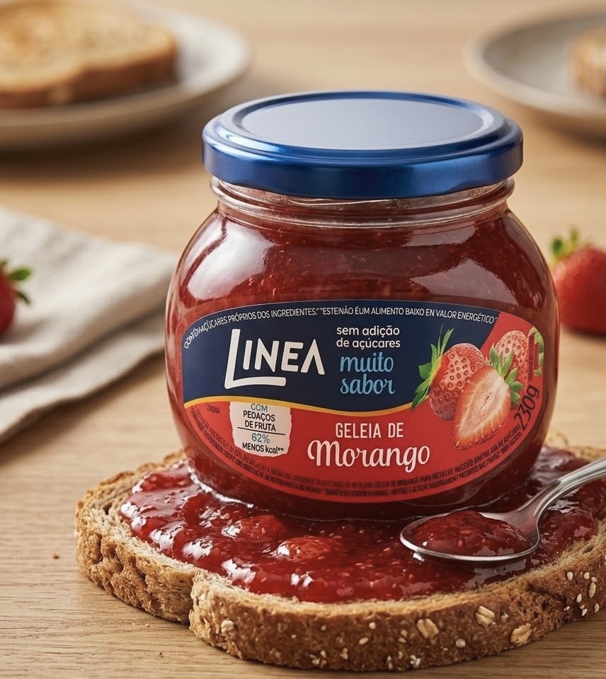 Linea Geleia de Morango 230g (Sem Adição de Açúcar)