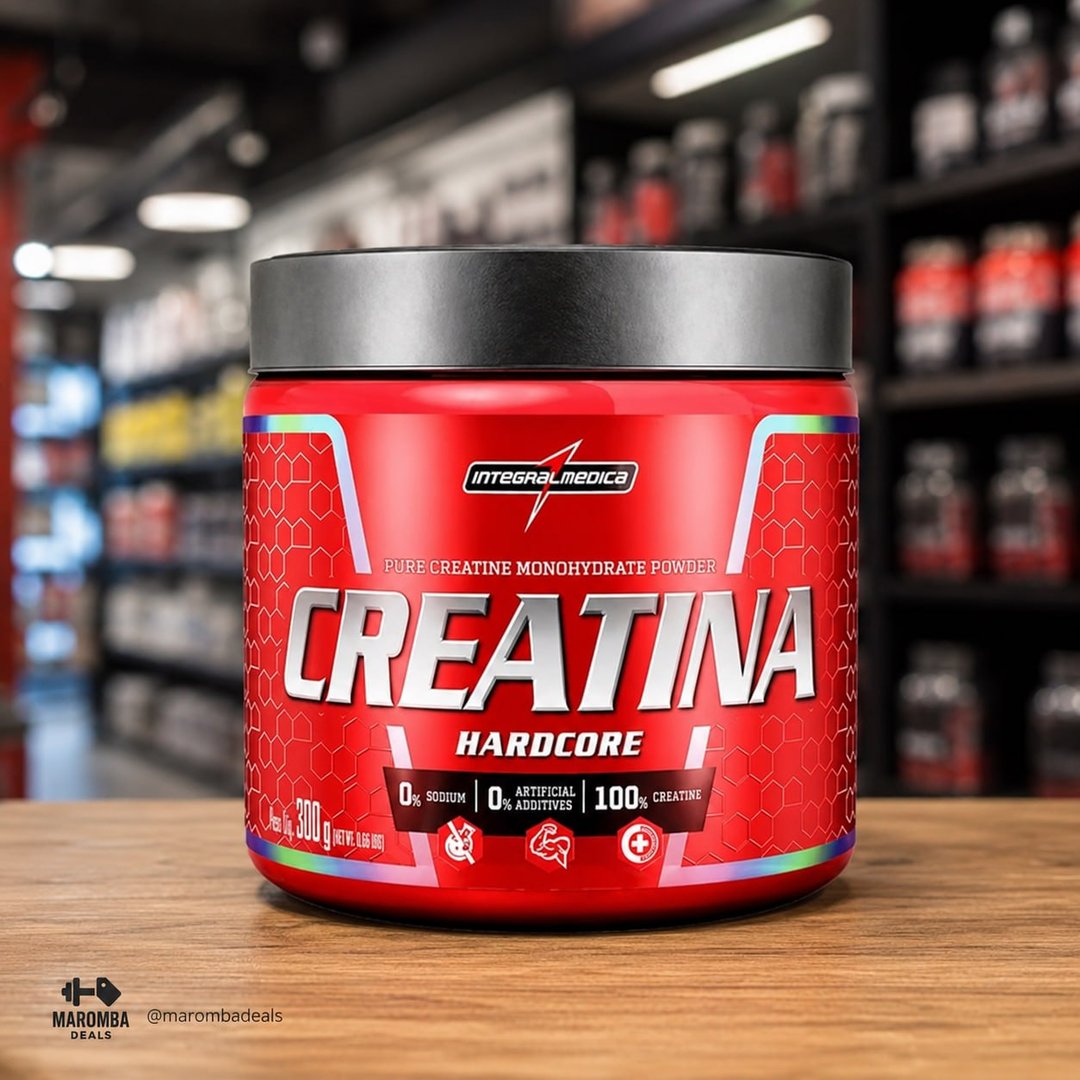 Integralmedica - Creatina em Pó Hardcore 100% Pura e Monohidratada - 300g