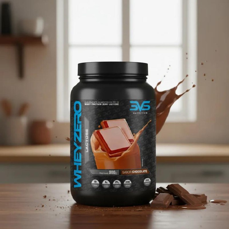 Whey Zero Lactose 900g Sabor: Chocolate - Fórmula Exclusiva Com 21g De Proteína Por Dose