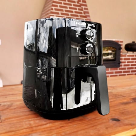 Fritadeira Airfryer Série 3000, Philips Walita, com 4.1L de capacidade, Preta, 1400W, 110v...