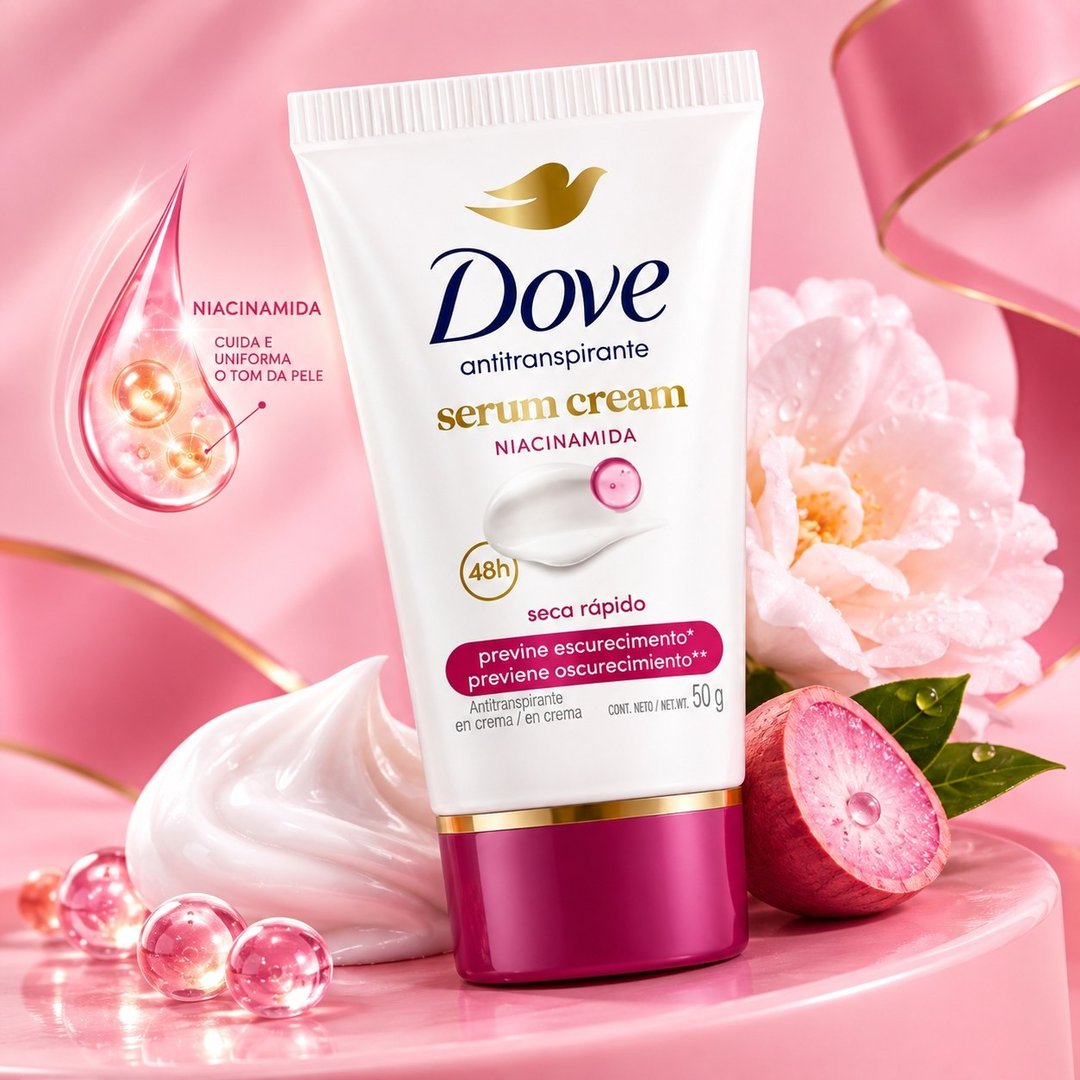 Dove Desodorante Antitranspirante em Creme Previne Escurecimento 50 G