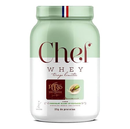 Chef Whey Paris 6 Chocolate Branco Com Pistache 800g