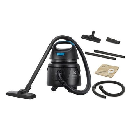 Aspirador De Pó E Água Electrolux 1400w 5l C/ Conjunto De Acessórios E Rodas 360° Awd01 12...