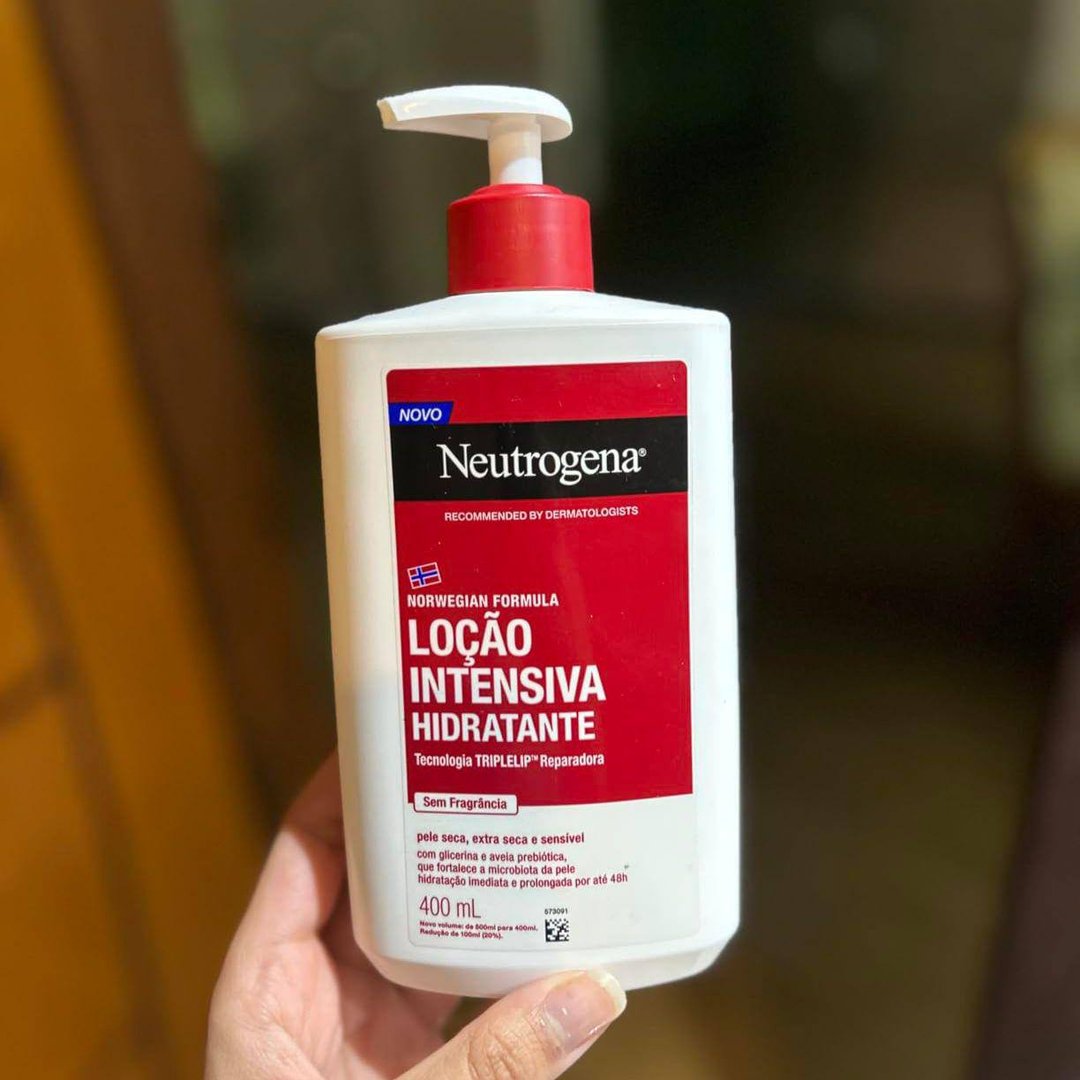 Neutrogena Hidratante Corporal Intensivo Norwegian, Sem Fragrância, 400ml