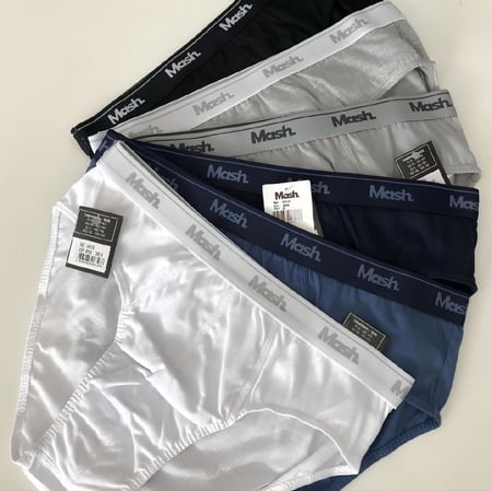 Kit Com 10 Cueca Slip Masculino Mash