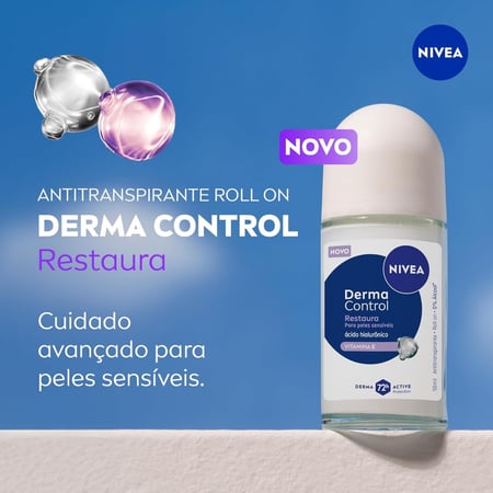 NIVEA Desodorante Roll-on Derma Control Restaura 50ml