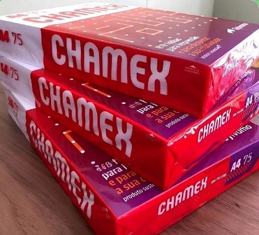 Papel Sulfite, Chamex, A4, 75 Gramas, Pacote De 300 Folhas