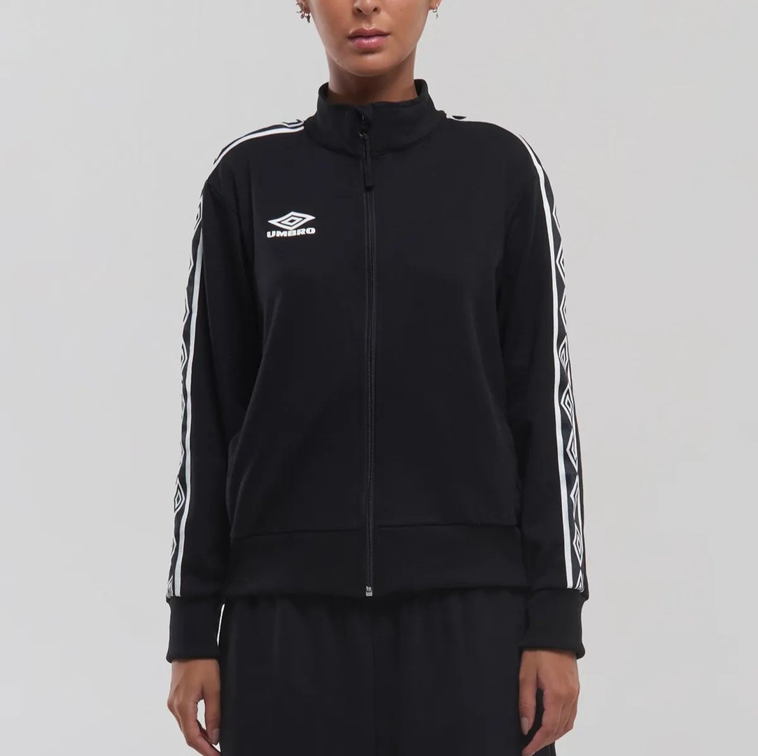 Jaqueta Umbro Traditional Diamond Feminina Preta - Tam. P e M