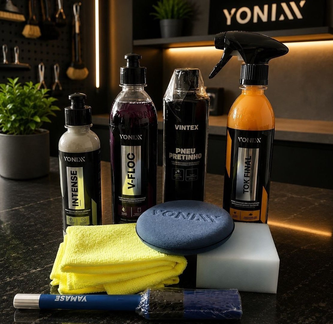 KIT SHAMPOO V-FLOC CERA TOK FINAL REVITALIZADOR INTENSE 240ML VONIXX PRETINHO VINTEX