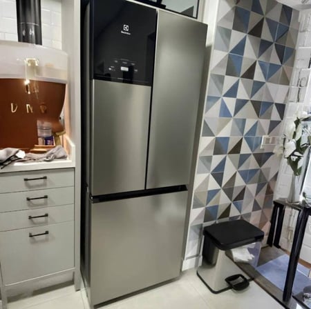 Geladeira/Refrigerador Electrolux Frost Free French Door Inox Look 480L Efficiente IM7S